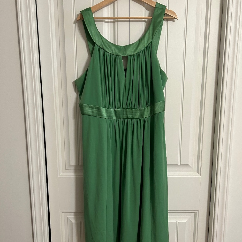 David's Bridal Halter Top Dress